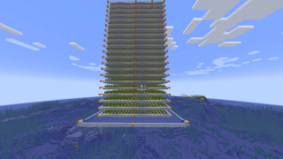 Huge cactus farm with collection system and shroomlight